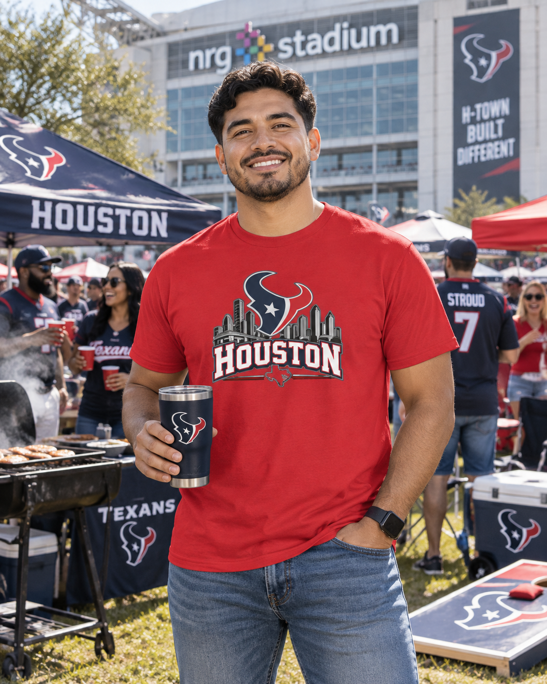 Houston Gameday Skyline Tee