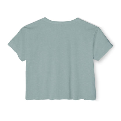 'I've got one more okay left' - Graphic Doll Face Crop Tee