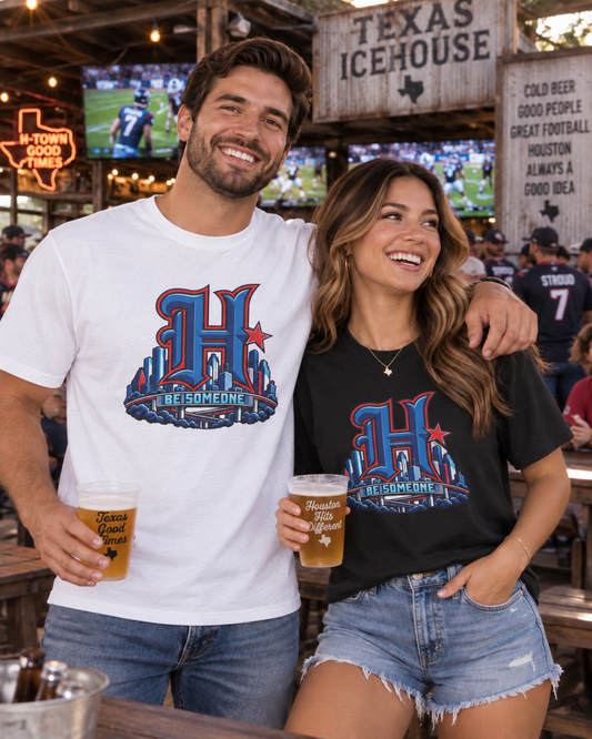 Houston Be Someone Game Day Tee