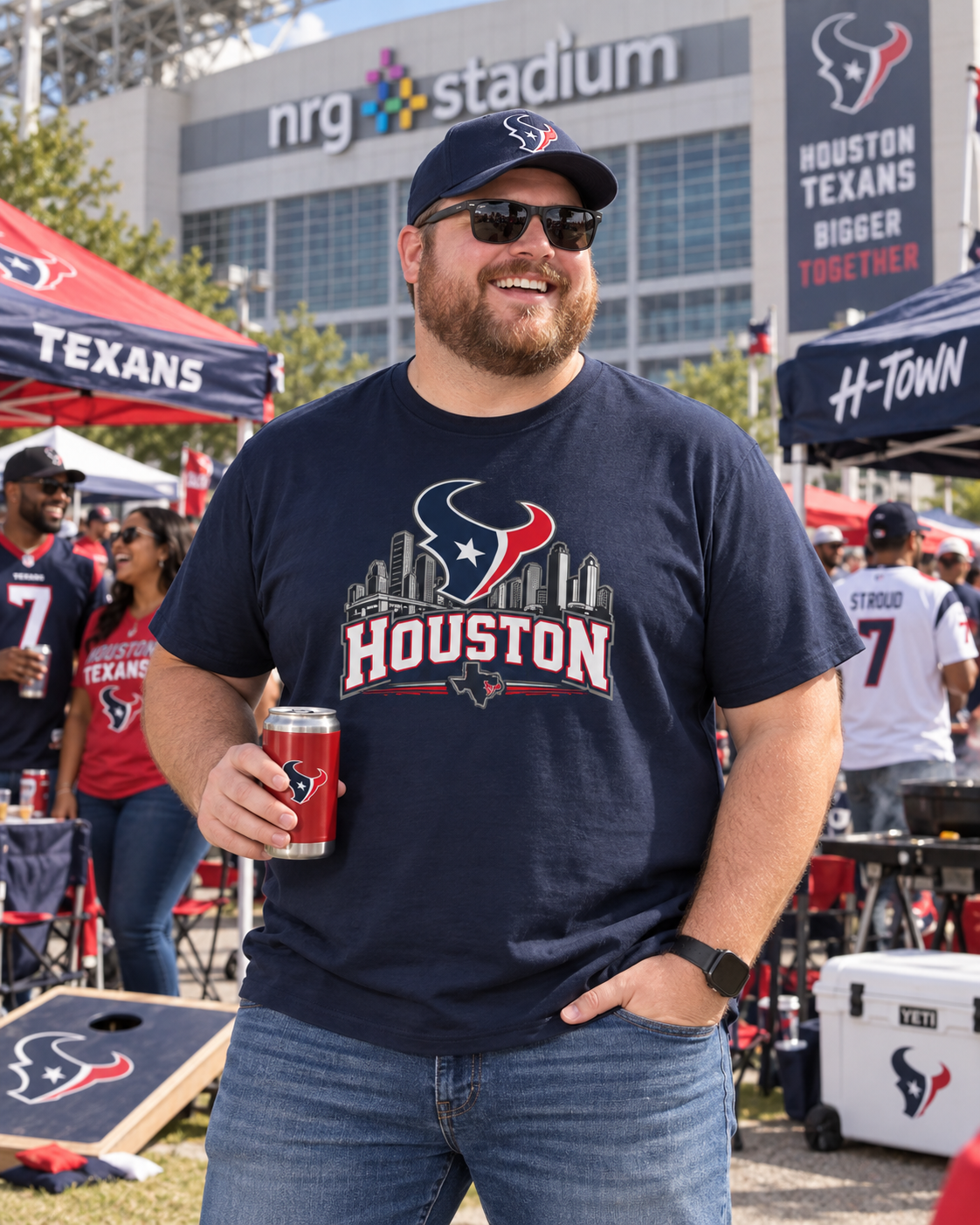 Houston Gameday Skyline Tee