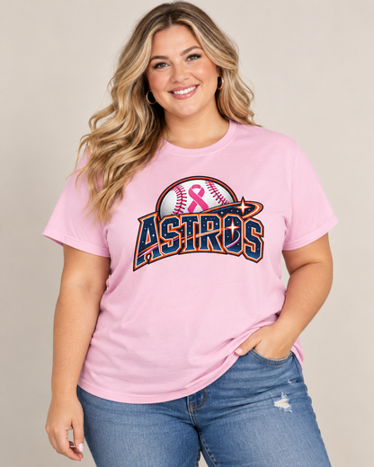 Houston Pink Ribbon Game Day Tee