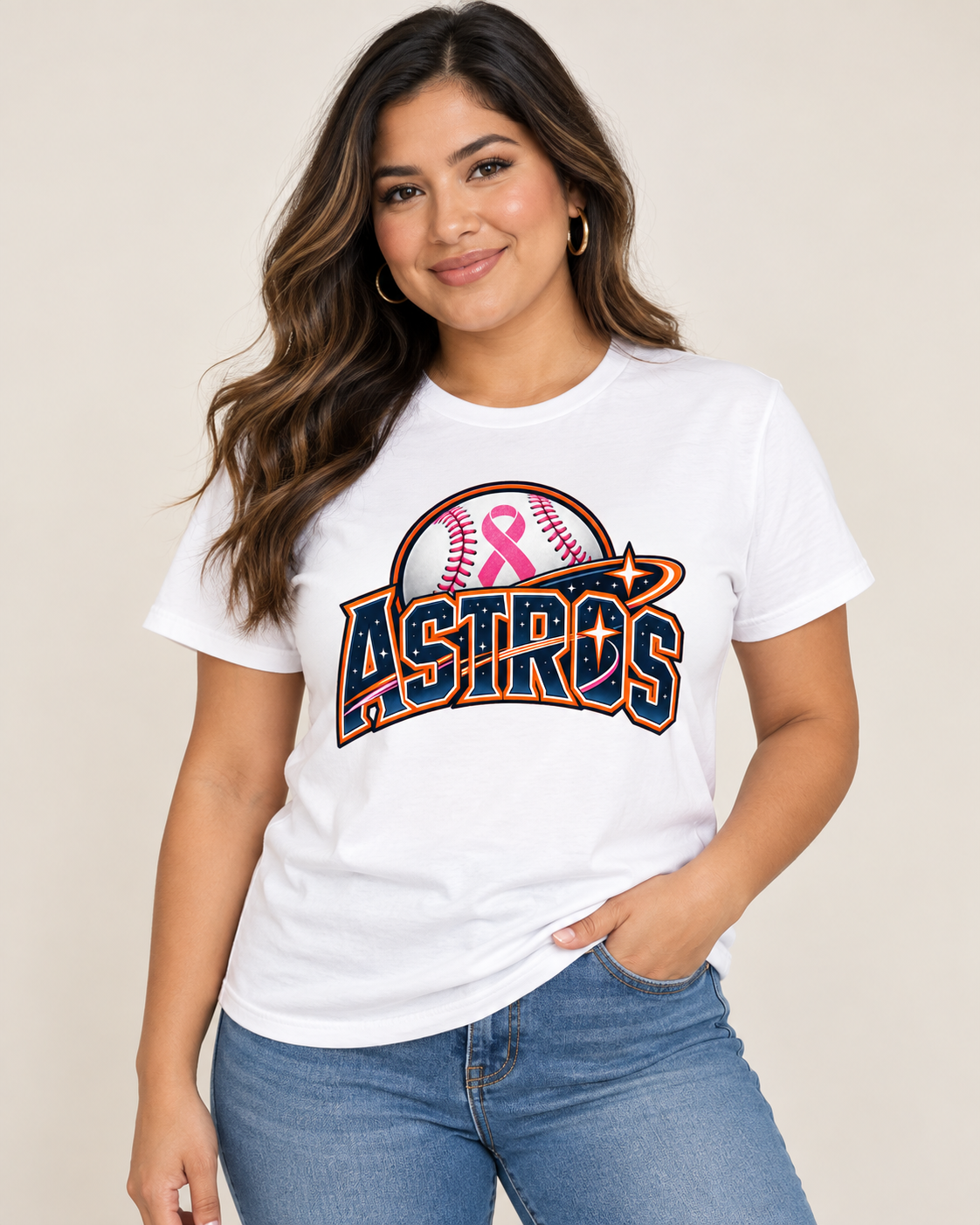 Houston Pink Ribbon Game Day Tee