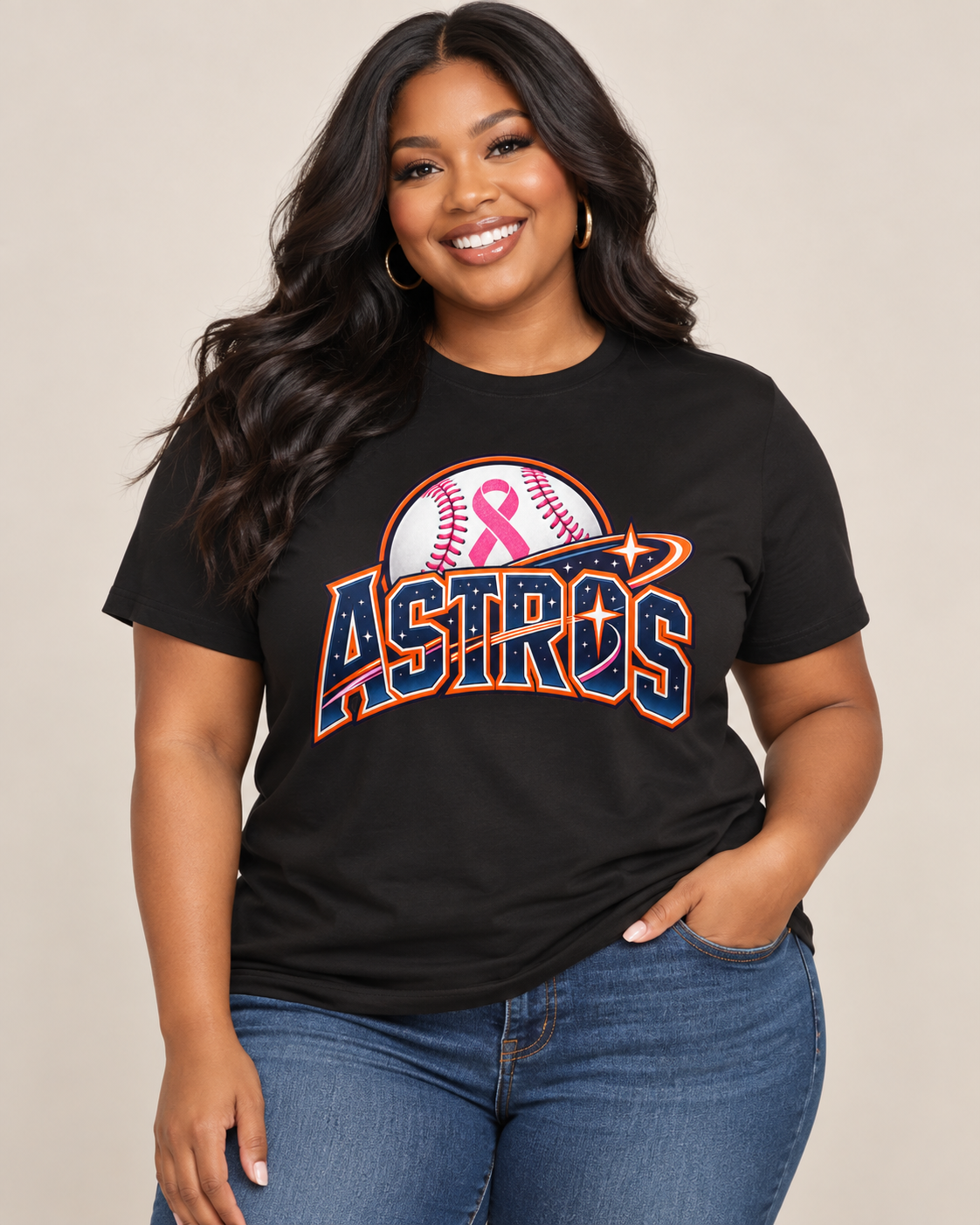Houston Pink Ribbon Game Day Tee