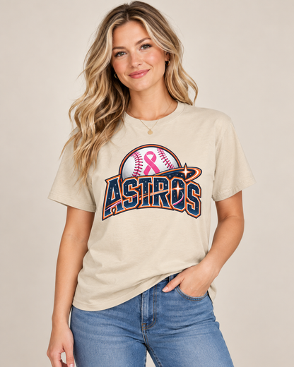 Houston Pink Ribbon Game Day Tee