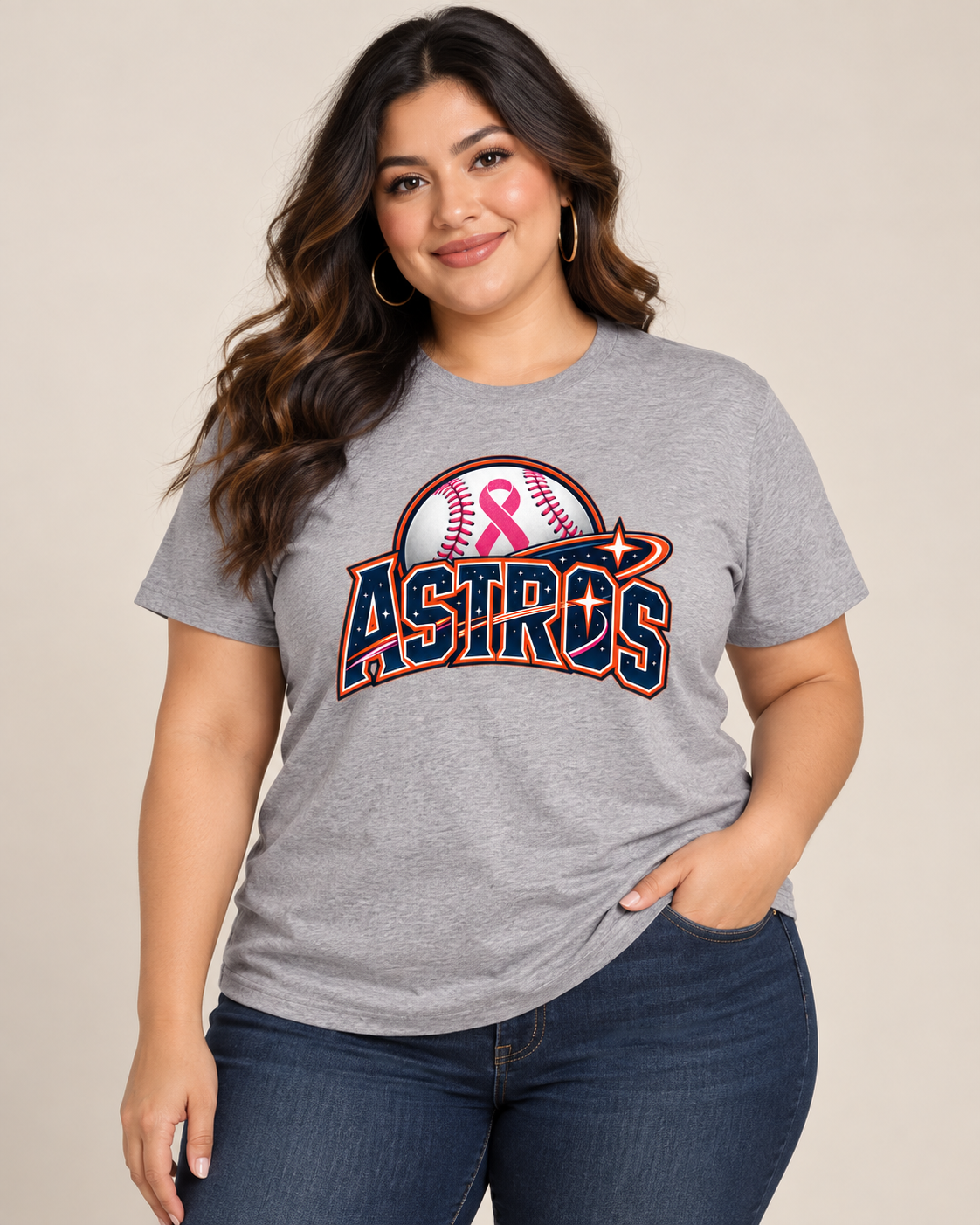 Houston Pink Ribbon Game Day Tee