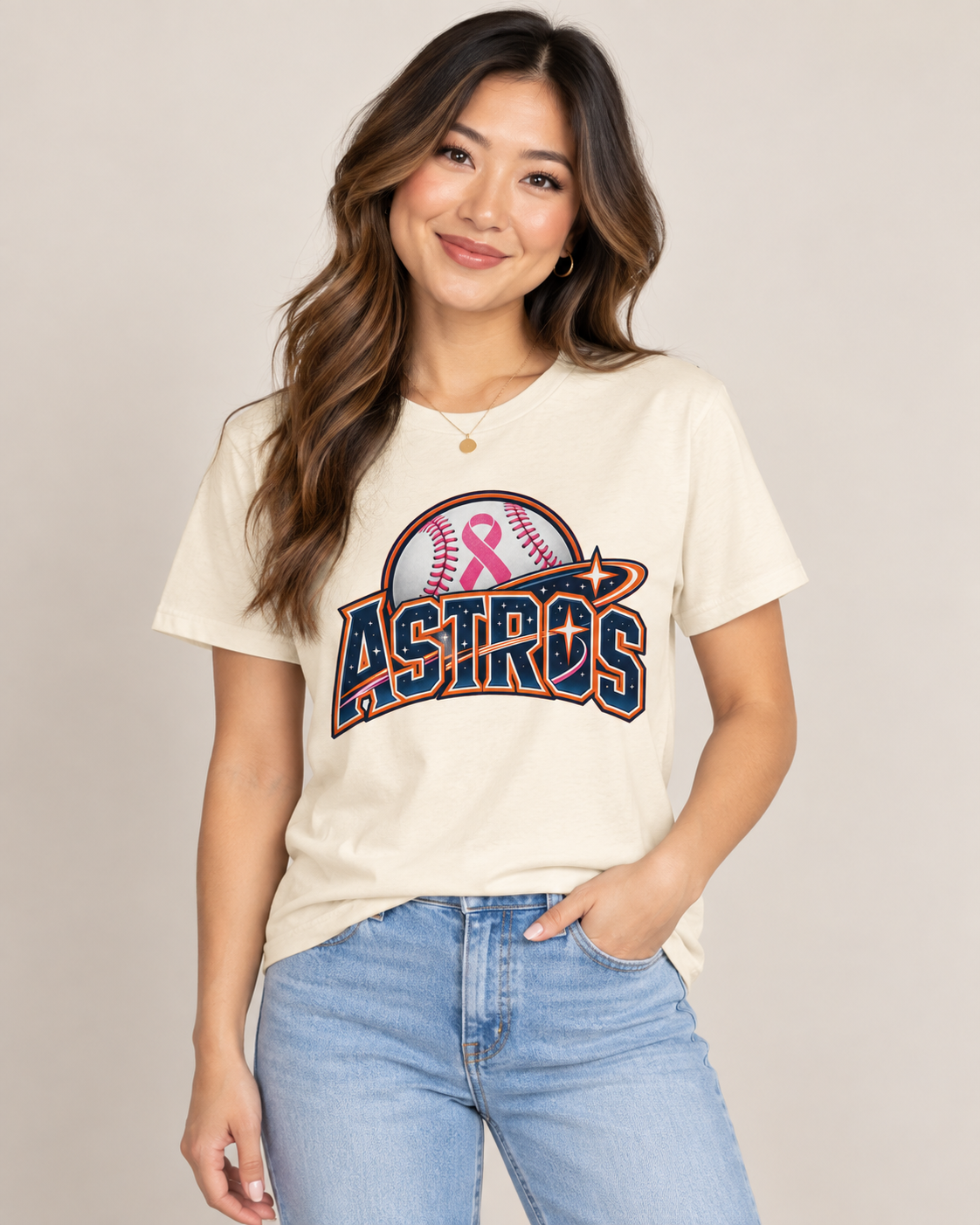 Houston Pink Ribbon Game Day Tee