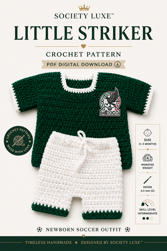 Little Striker Crochet Pattern PDF
